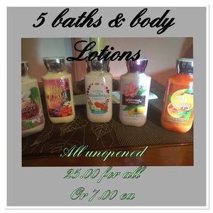 Bath and body lotion brand new never open